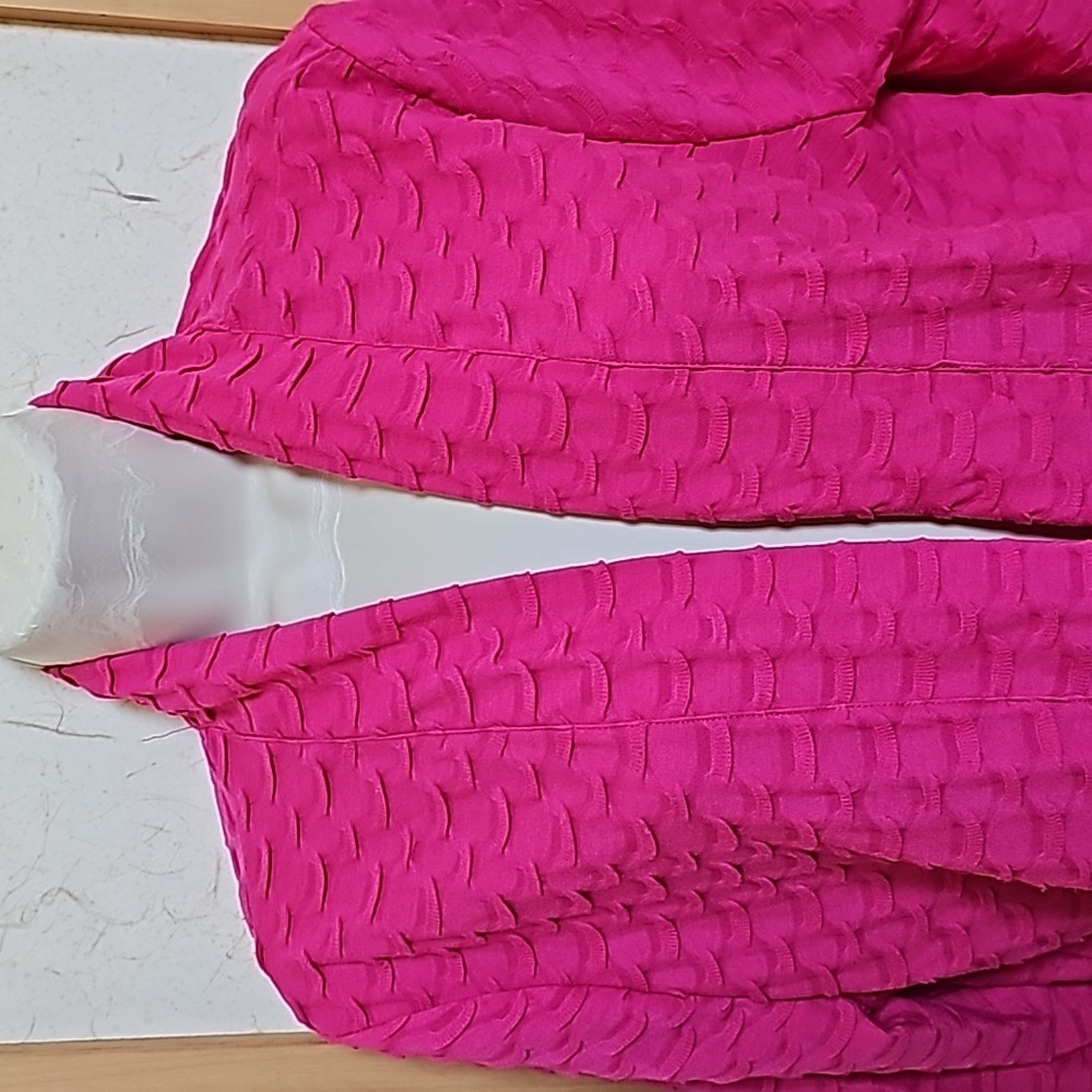 Women Pink Kim Rogers Cardigan Sweater Jacket Size Large - Picture 2 of 4